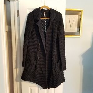Free People Chunky Knit Cardigan